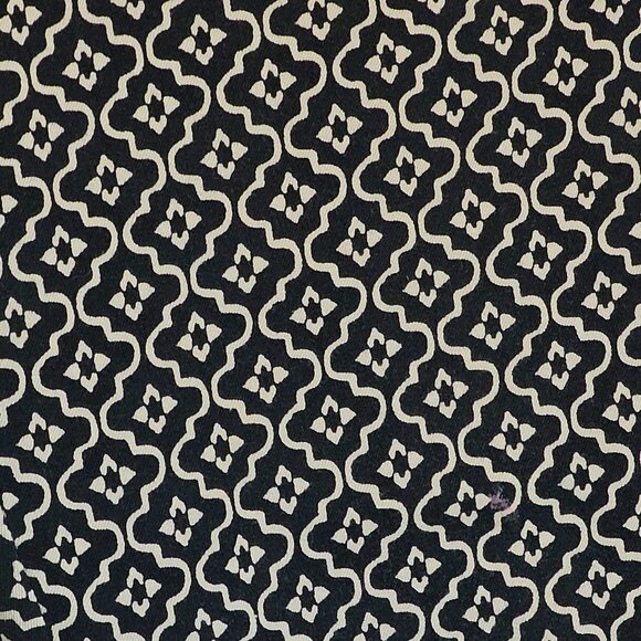 Ann Taylor Loft Petite 8P Black Tan Geometric Print Marisa Skinny Pants - Picture 4 of 5